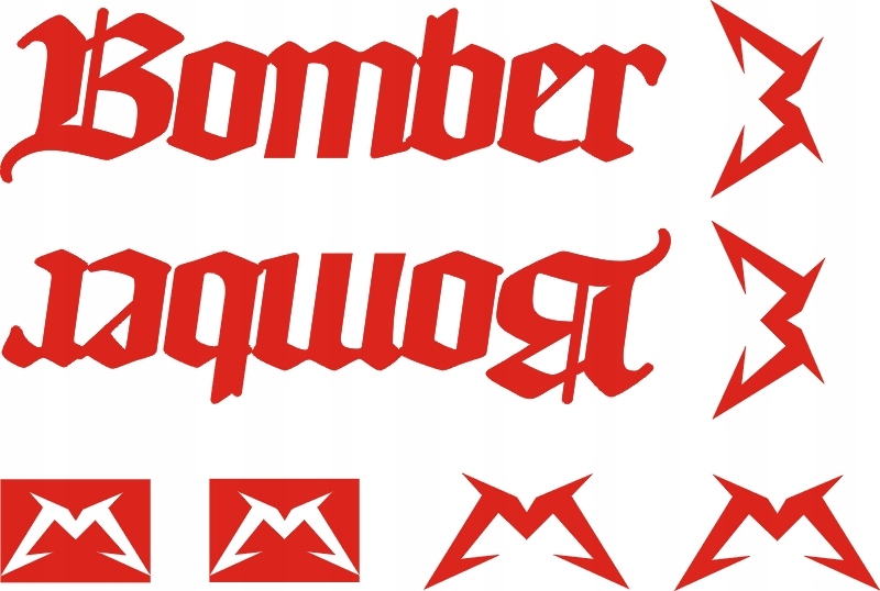 MARZOCCHI BOMBER 101-2B naklejki na amortyzator