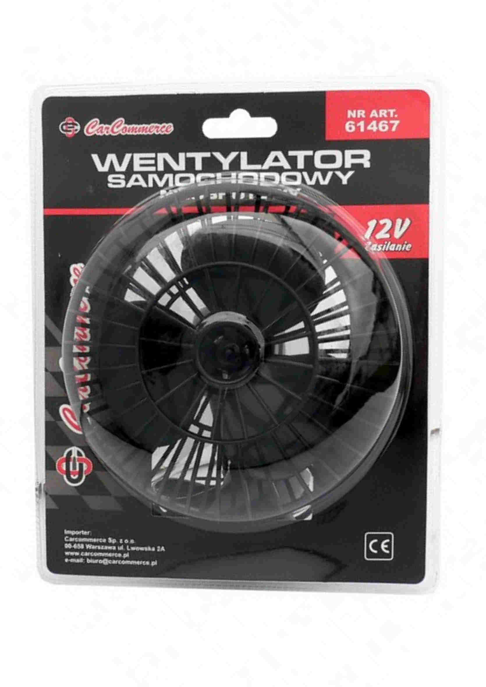 

Wiatrak Wentylator Samochodowy Nieobrotowy 12V