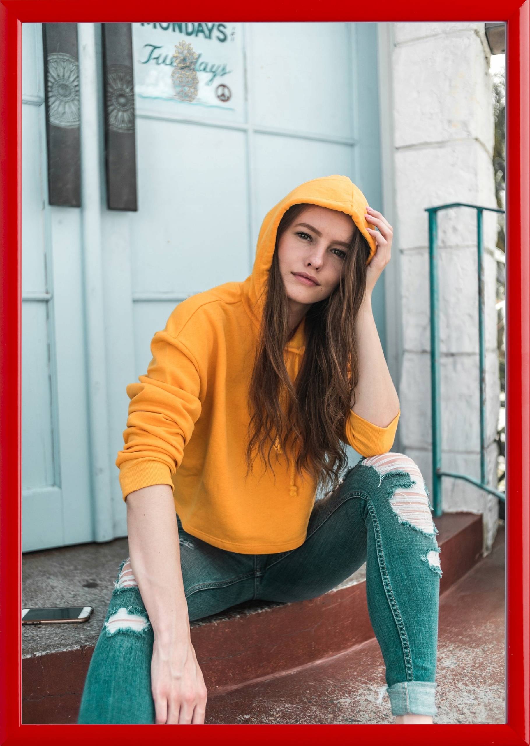 

Rama Aluminiowa Czerwona A2 42x59,4 -ramka 59,4x42