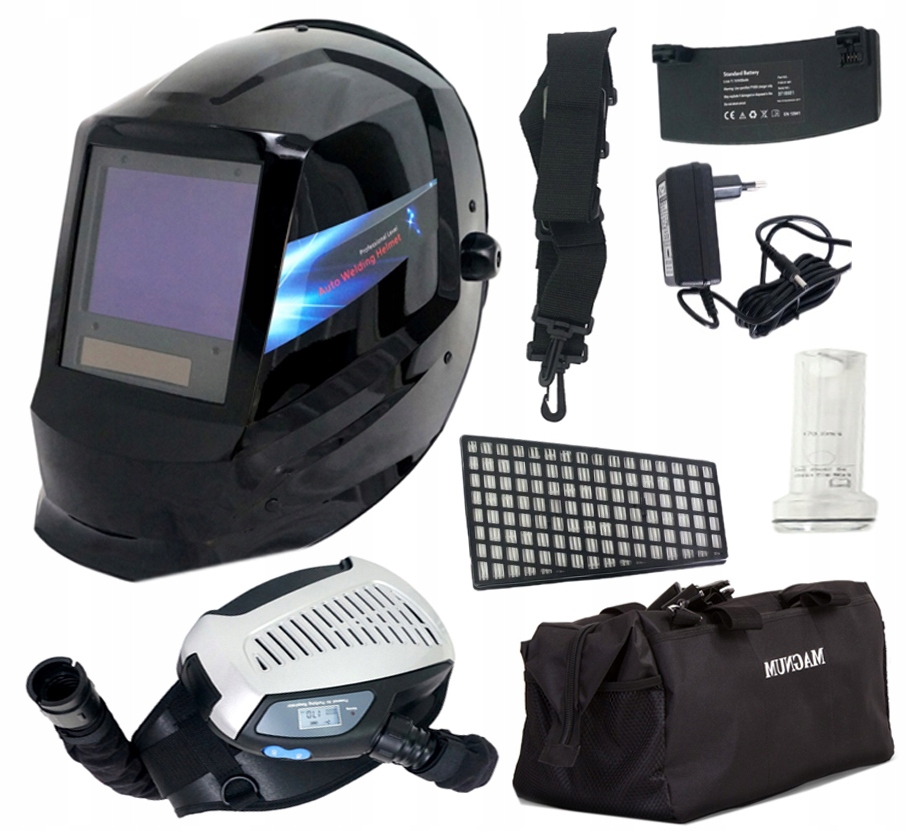 PRZYŁBICA SPAWALNICZA Z NAWIEWEM MAGNUM TRUE COLOR