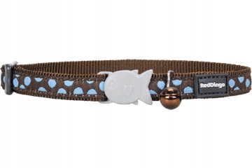 

Cat Collar Blue Spots Red Dingo obroża kot