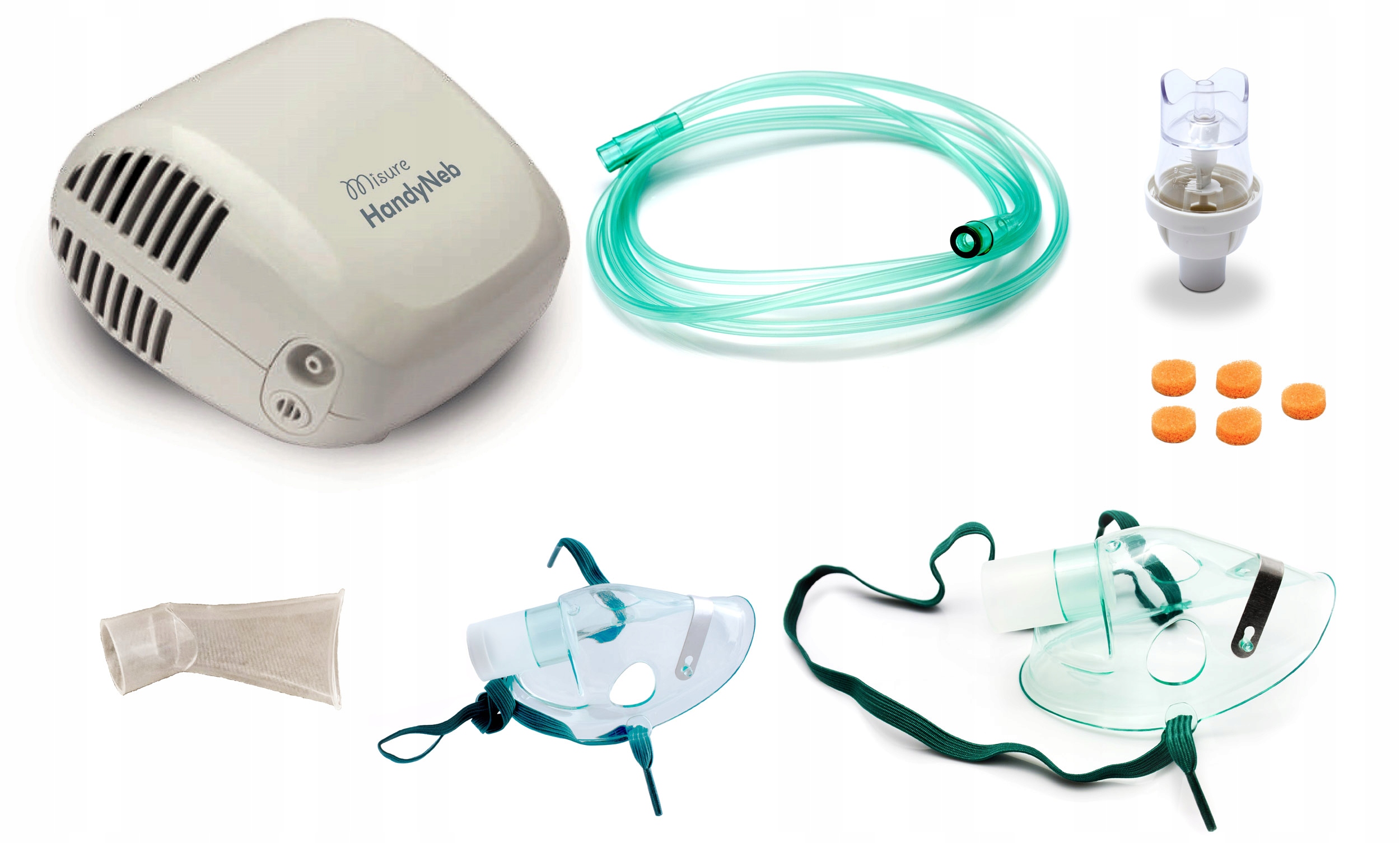 

Inhalator Nebulizator Dla Dzieci,dorosłych 2 Maski