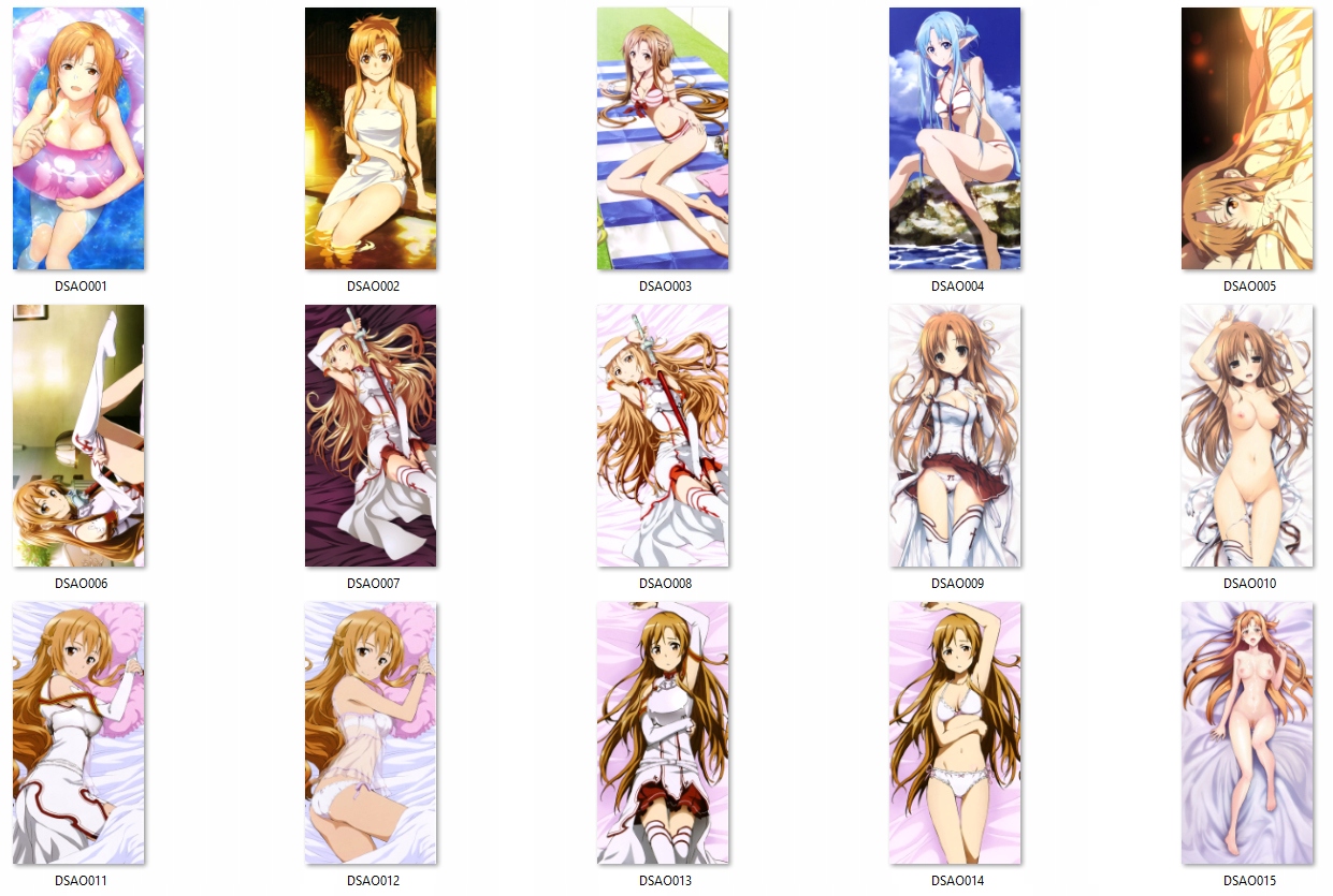 Dwustronna Dakimakura Manga Anime Sword Art Online Marka inna