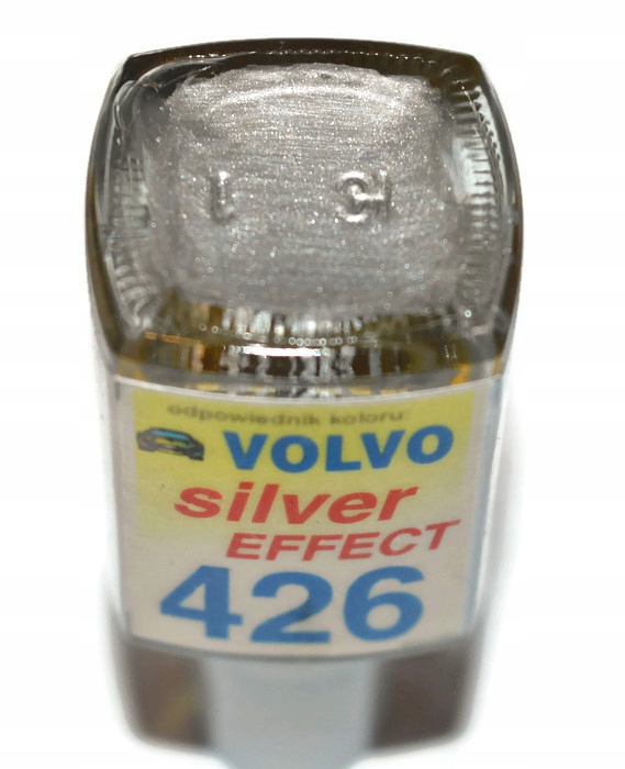 VOLVO 426 SILVER EFFECT LAKIER ZAPRAWKA DO RYS ARA 10 ML
