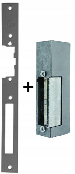 ELEKTROZACZEP 12V AC/DC Z BLACHĄ CZOŁOWĄ DO FURTKI