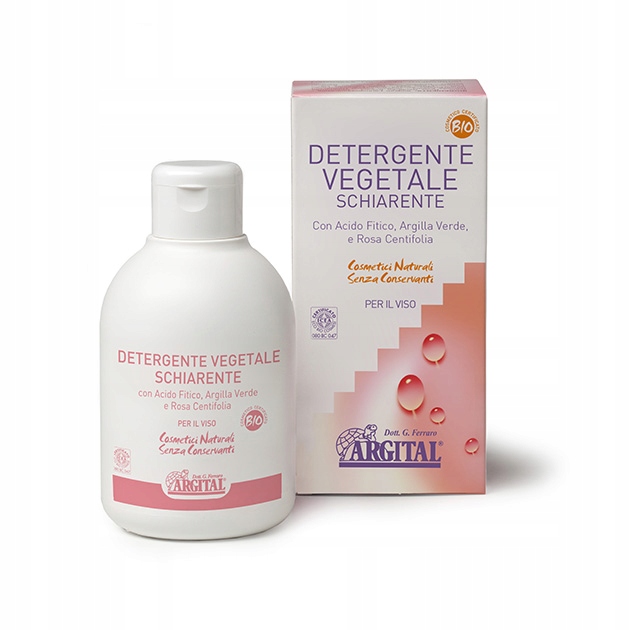 Argital Rostlinný mycí a zesvětlující gel na obličej 250 ml