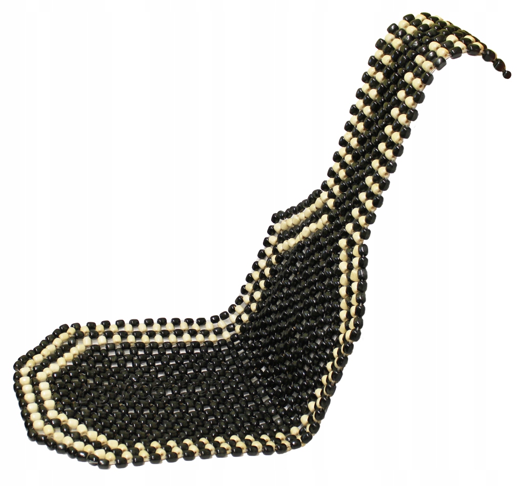 

Mata Na Siedzenie Koraliki Koralikowa Czarna 125cm