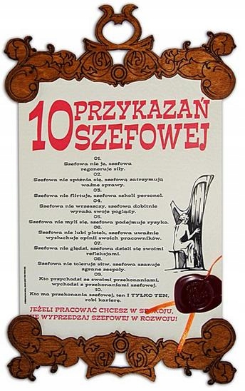 

Dyplom Dla Szefowej Szefa Szefowa Szef
