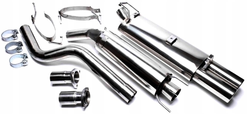 EVOAFAE276 - OPEL ASTRA F спортивная выхлопная система 2X76MM та