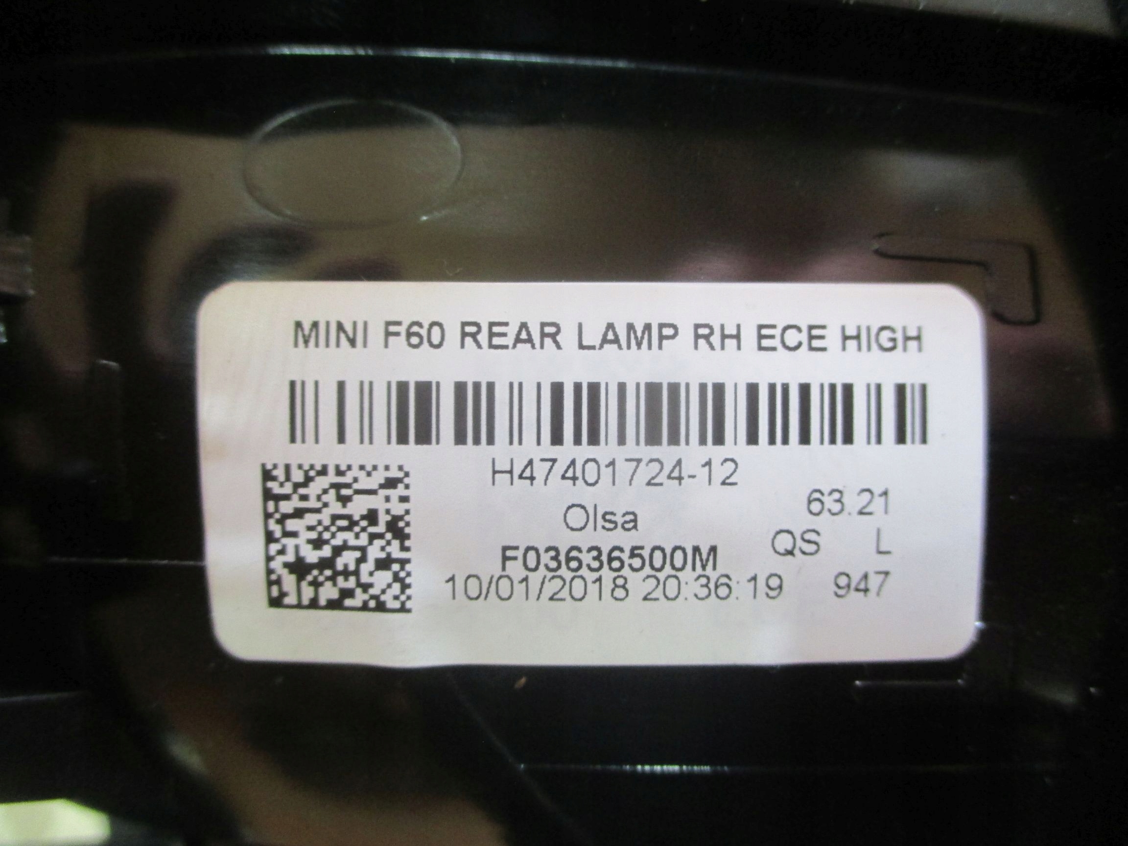 LICHT LINKS ODER RECHTS LED MINI COUNTRYMAN F60 16R