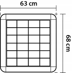 LAMPA PANEL OPRAWA RASTROWA NATYNKOWA LED 4x60cm Marka LEDING