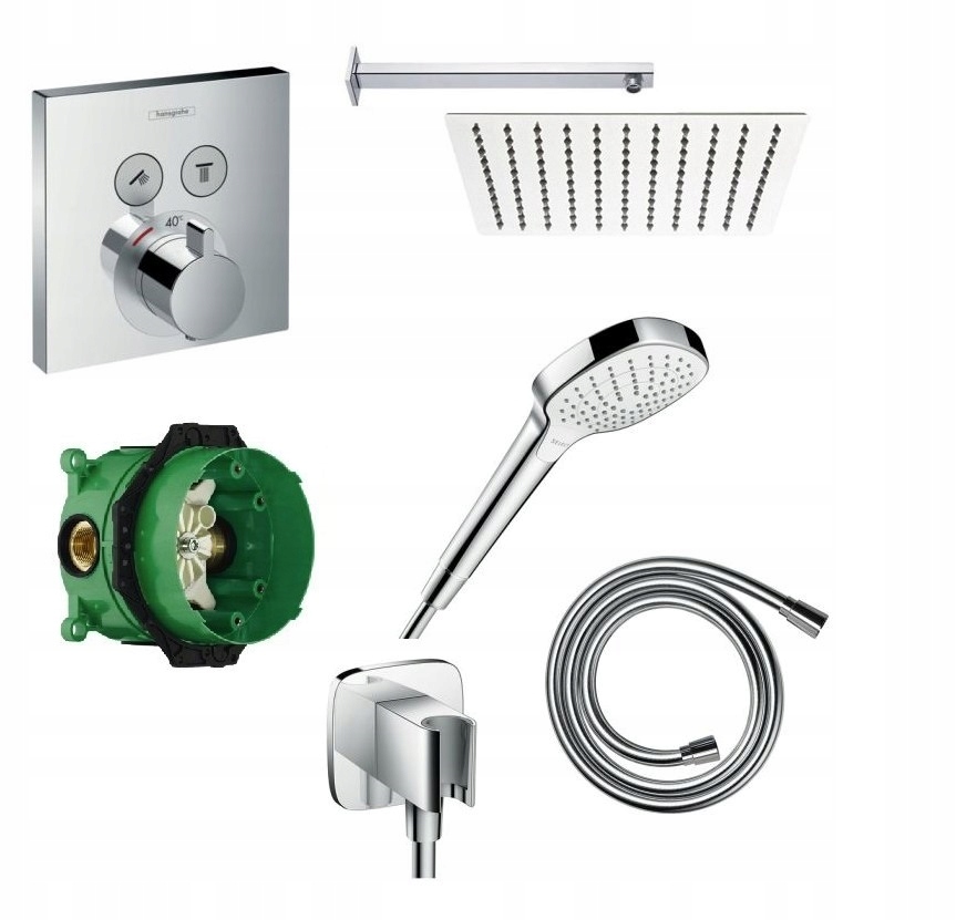 Zestaw termostat Hansgrohe ShowerSelect 30cm