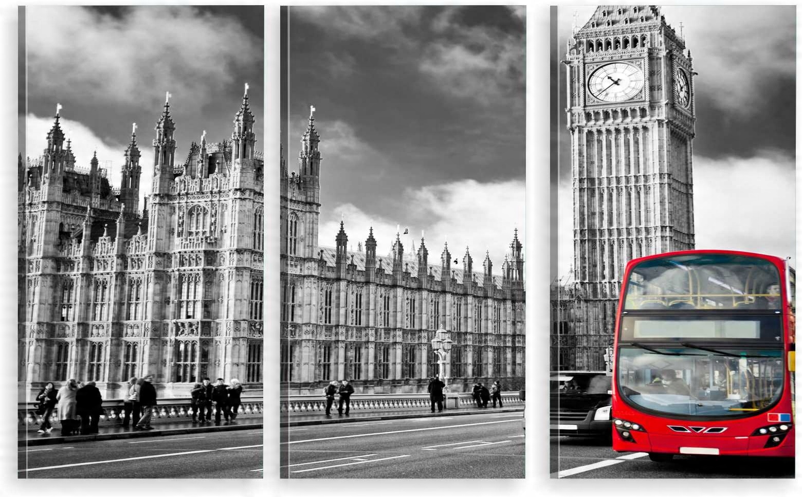 

Tryptyk Obraz Na Ścianę Londyn Big Ben 800 Wzorów