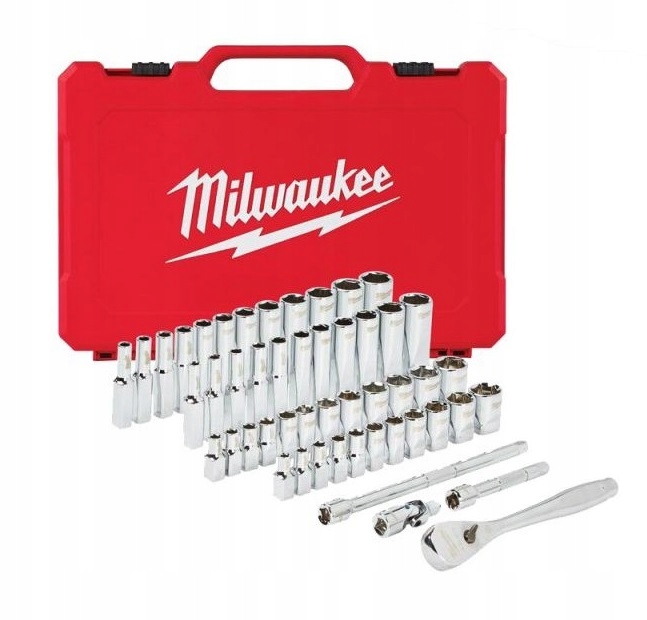 

Zestaw Nasadek 1/4'' z Grzechotką Milwaukee 50 szt