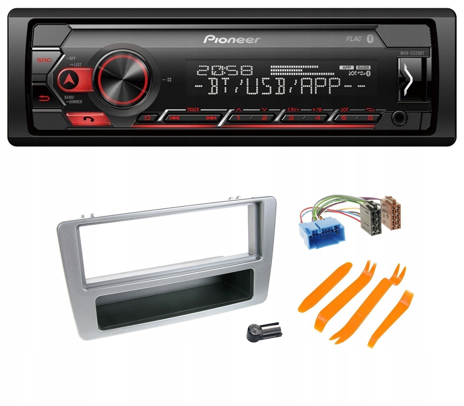 Bluetooth autorádio Honda CIVIC 2001-2005 Pioneer MVH-S320BT