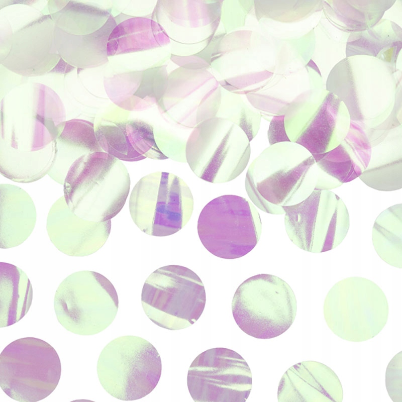 

Konfetti Kółka Opalizujące 2,5CM 15G Urodziny Ślub