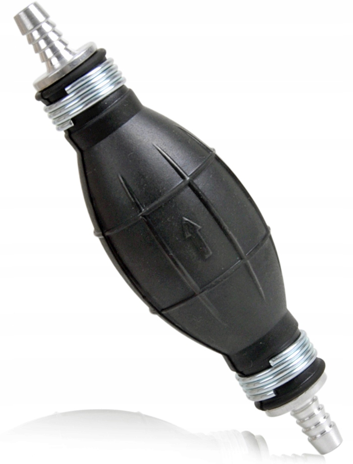 GRUSZKA RĘCZNA POMPKA PALIWA GUMOWA ZAWÓR 10MM PRO