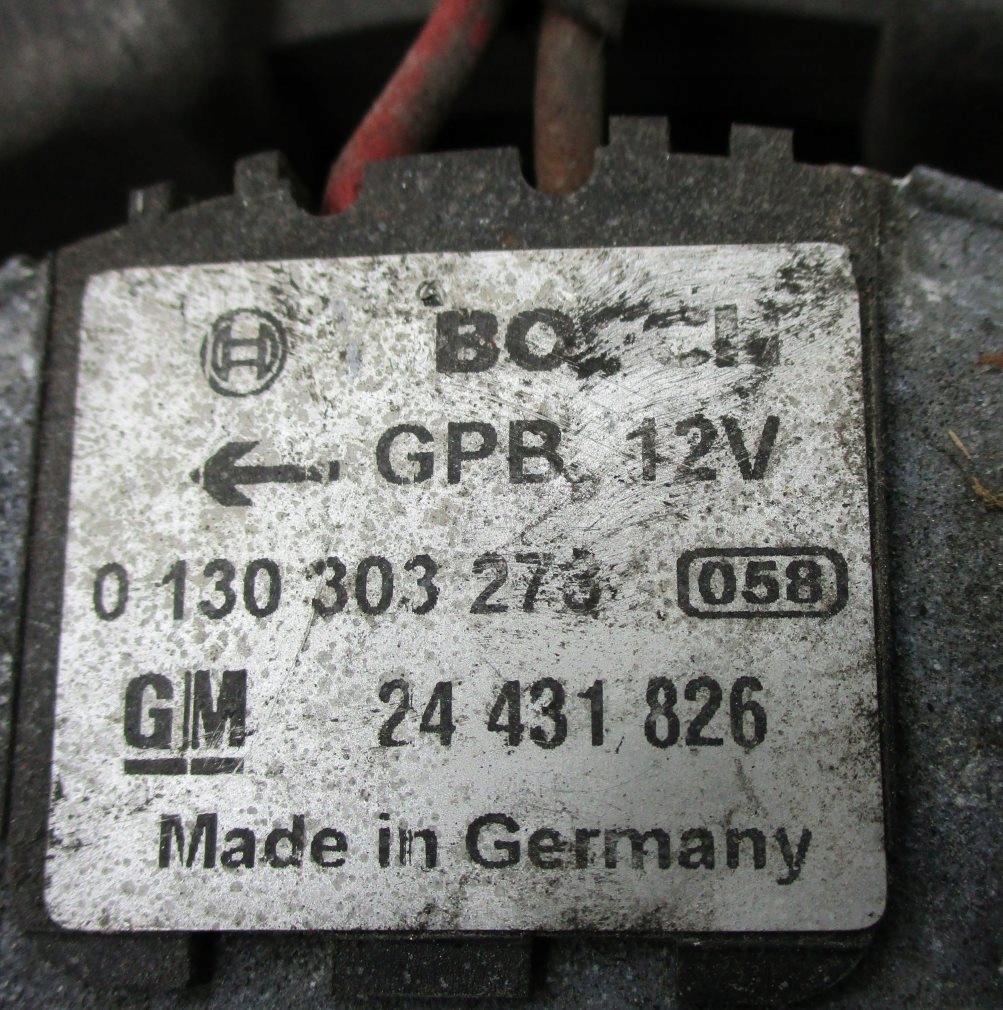 WENTYLATOR OPEL ASTRA G II 2.2 0130303888 24431826 Typ samochodu Samochody osobowe