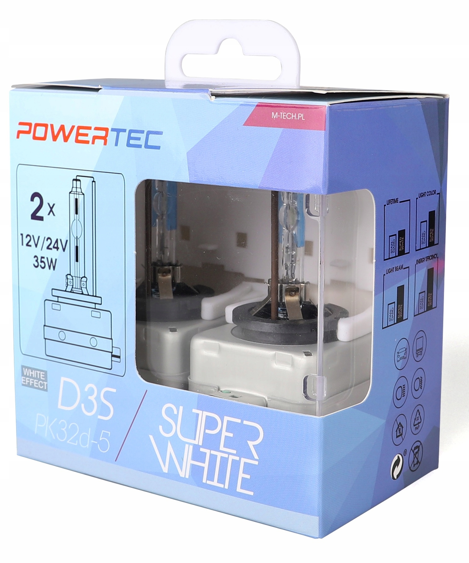 

Xenon D3S 5000K żarówka ksenon żarnik M-tech