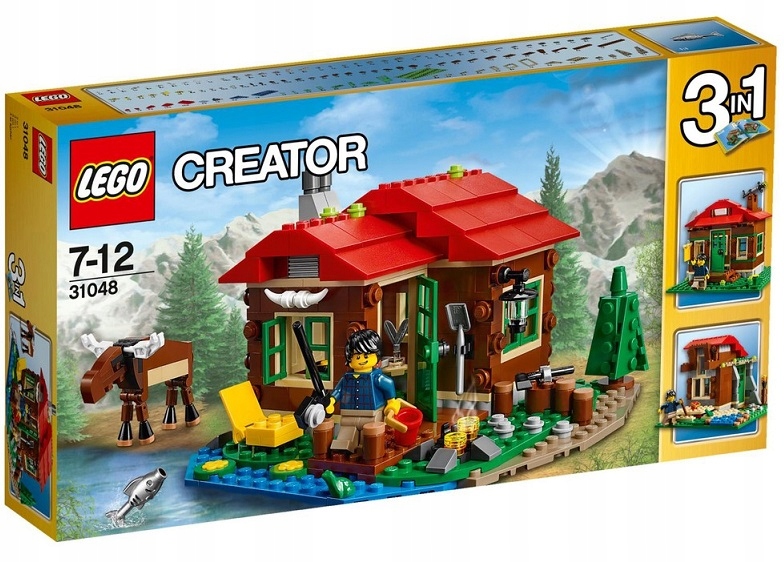 Lego Creator 3 w 1 31048 Lego Creator 3w1 31048 Chatka nad jeziorem Opis