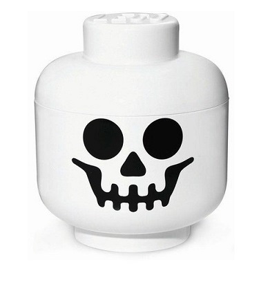 

Lego Pojemnik Głowa Szkielet Kościotrup Mała 2L