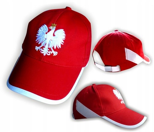 

Czapka Z Daszkiem Orzeł Haft Kibic Polska Poland