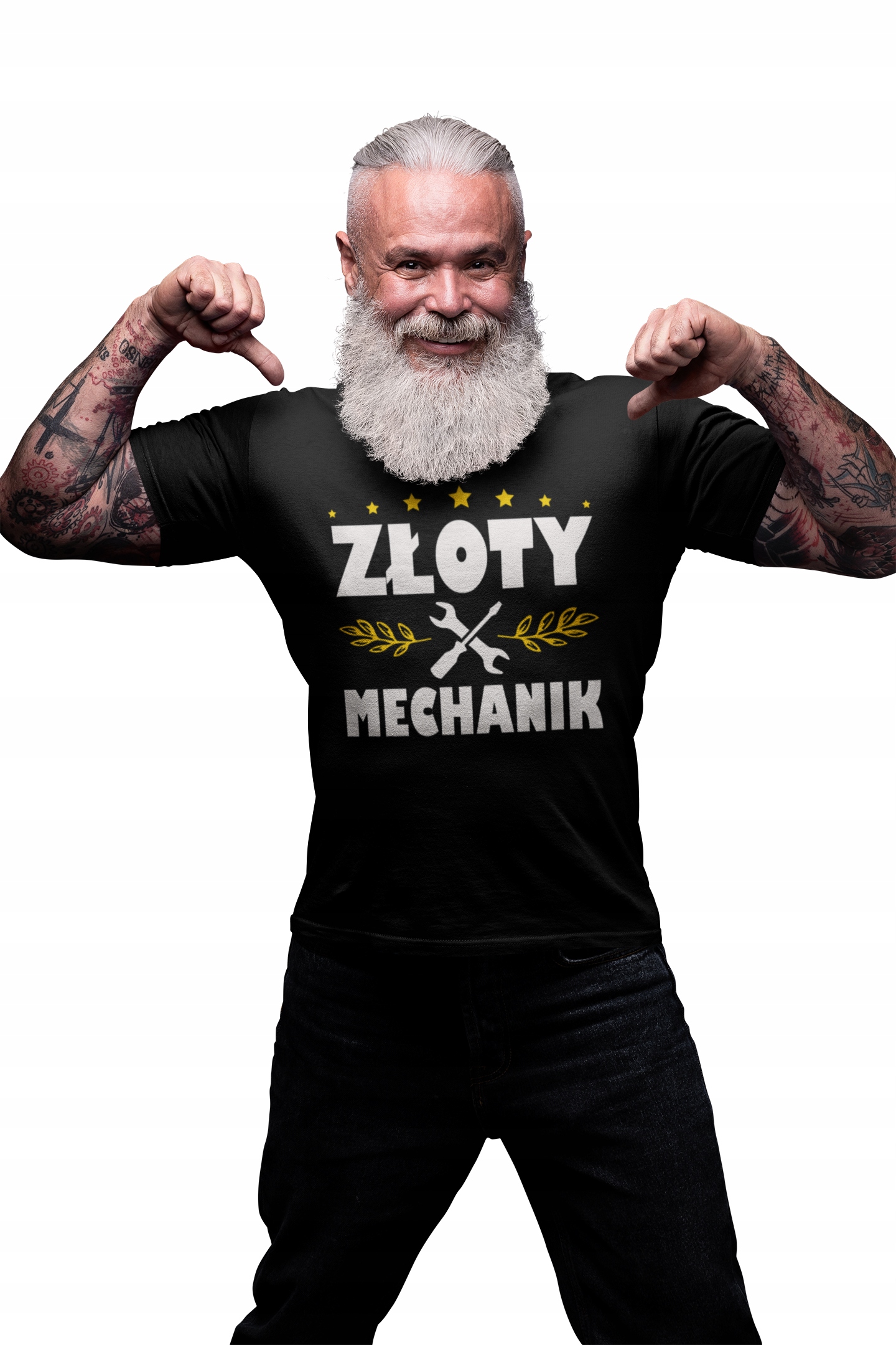 

Zabawna Koszulka Bluzka Na Prezent Złoty Mechanik