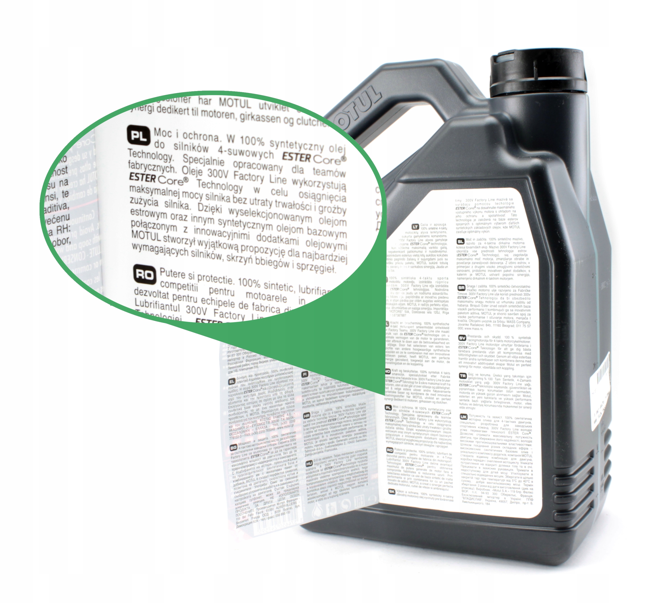 Olej silnikowy MOTUL 300V 10W40 4x1L + filtr KN Rodzaj syntetyczne