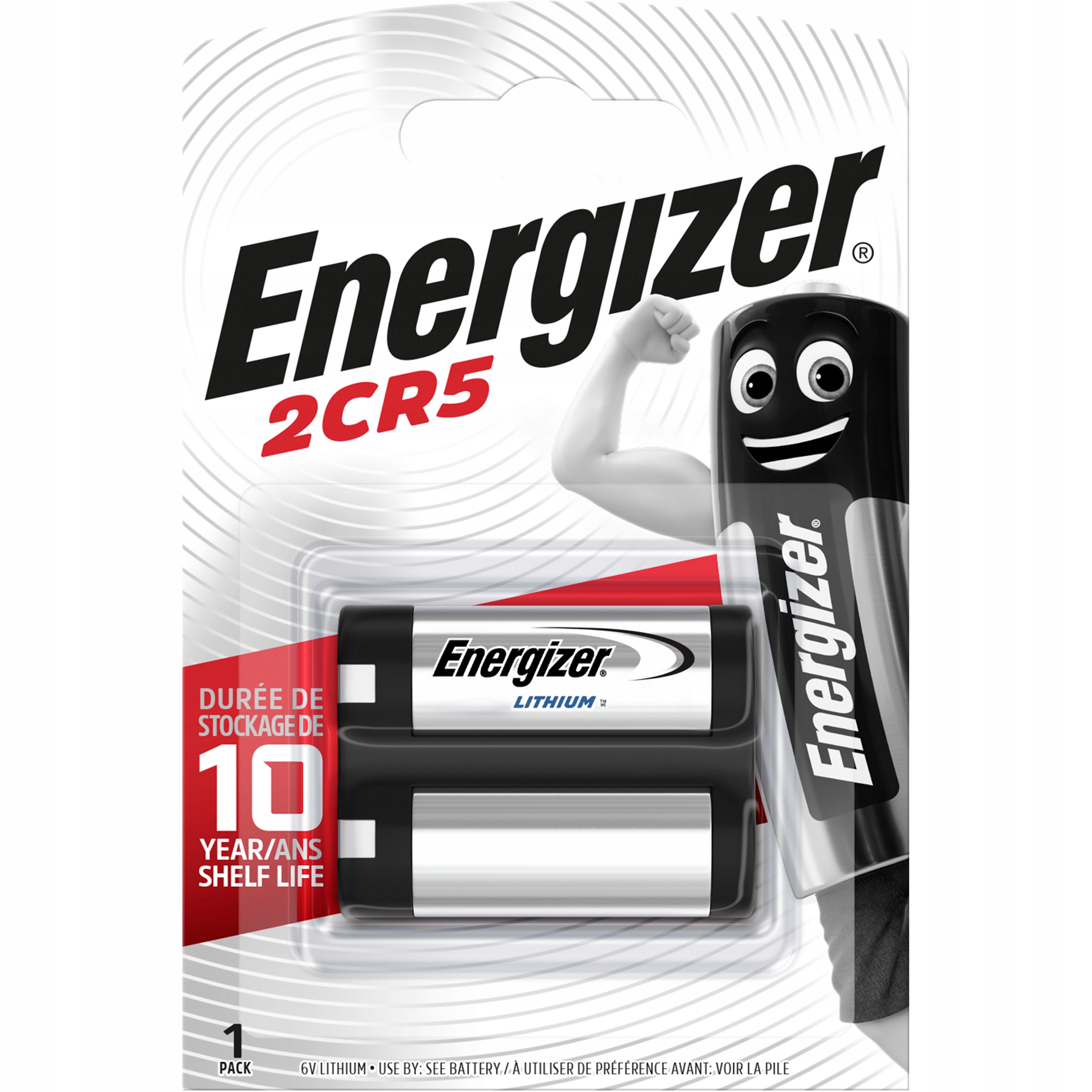 

Bateria Energizer Foto 2CR5 DL245 Lithium 6V
