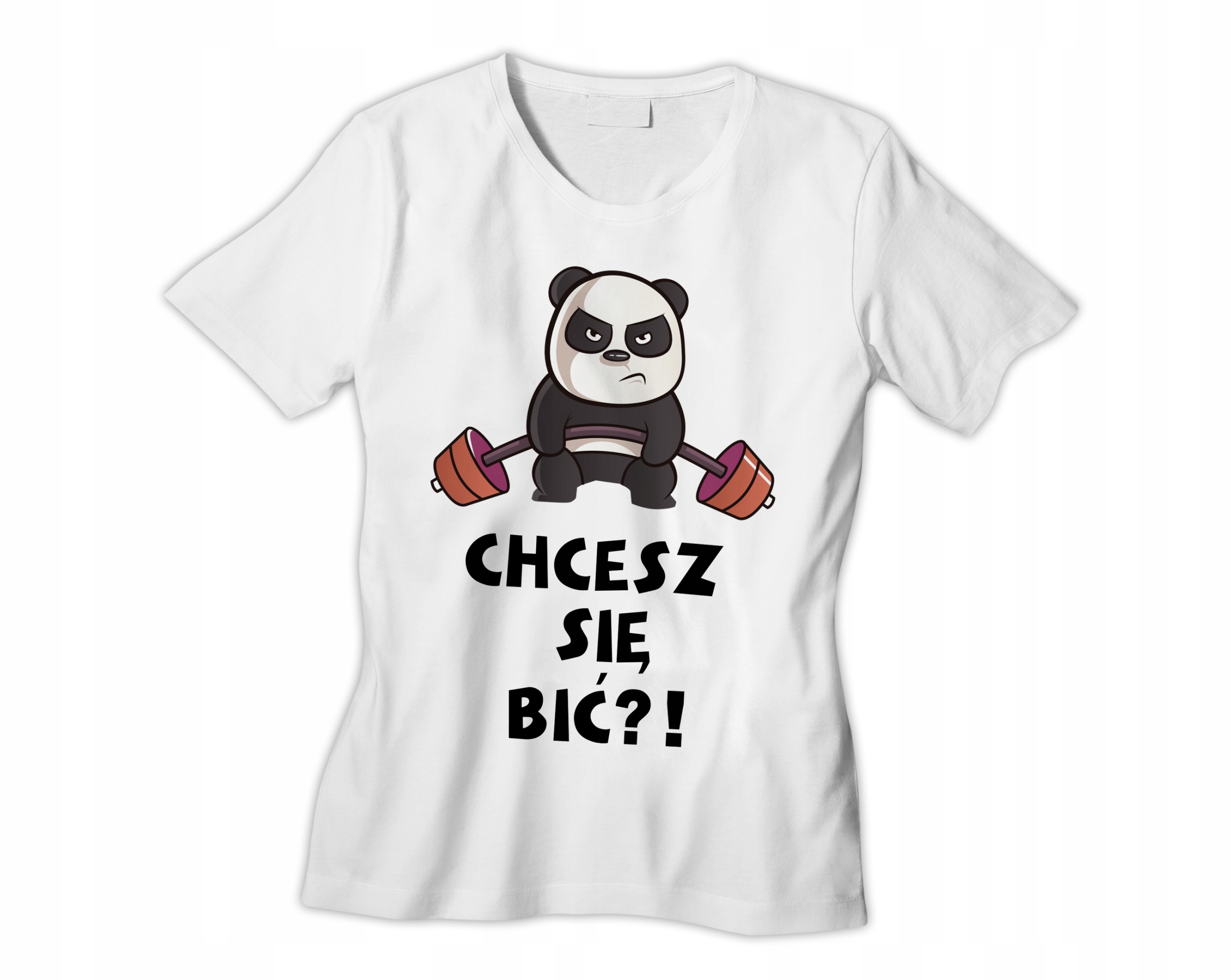 

Koszulka tshirt Panda chcesz się bić wredna