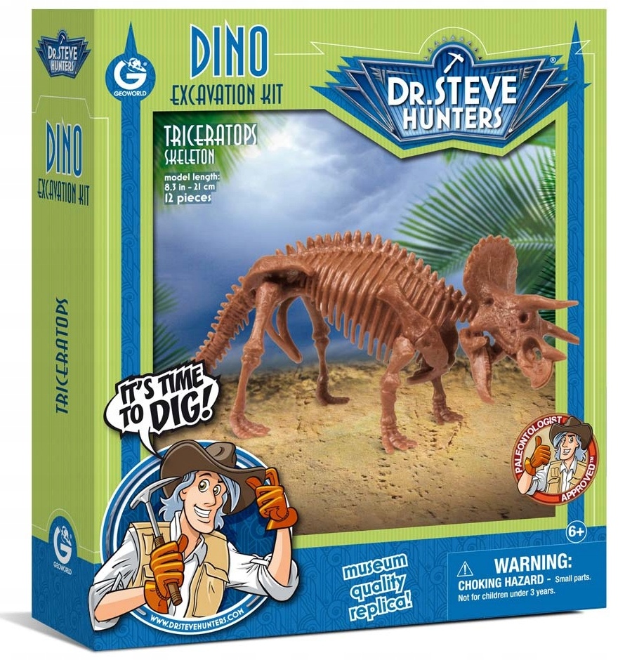 

Geoworld Wykopaliska Triceratops szkielet CL1666K