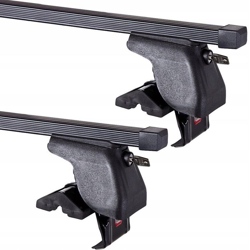 

Bagażnik Dachowy Belki Bazowe Stalowe 140cm +zamek