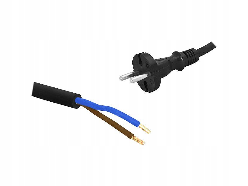 Przewód kabel z wtyczką OW Guma 2x1,5 3m Długość kabla 3 m