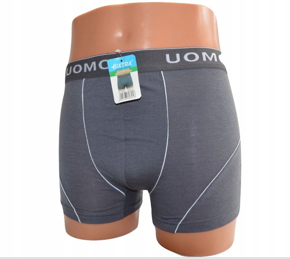 6 x MĘSKIE BOKSERKI UOMO BAWEŁNA XL Rozmiar XL