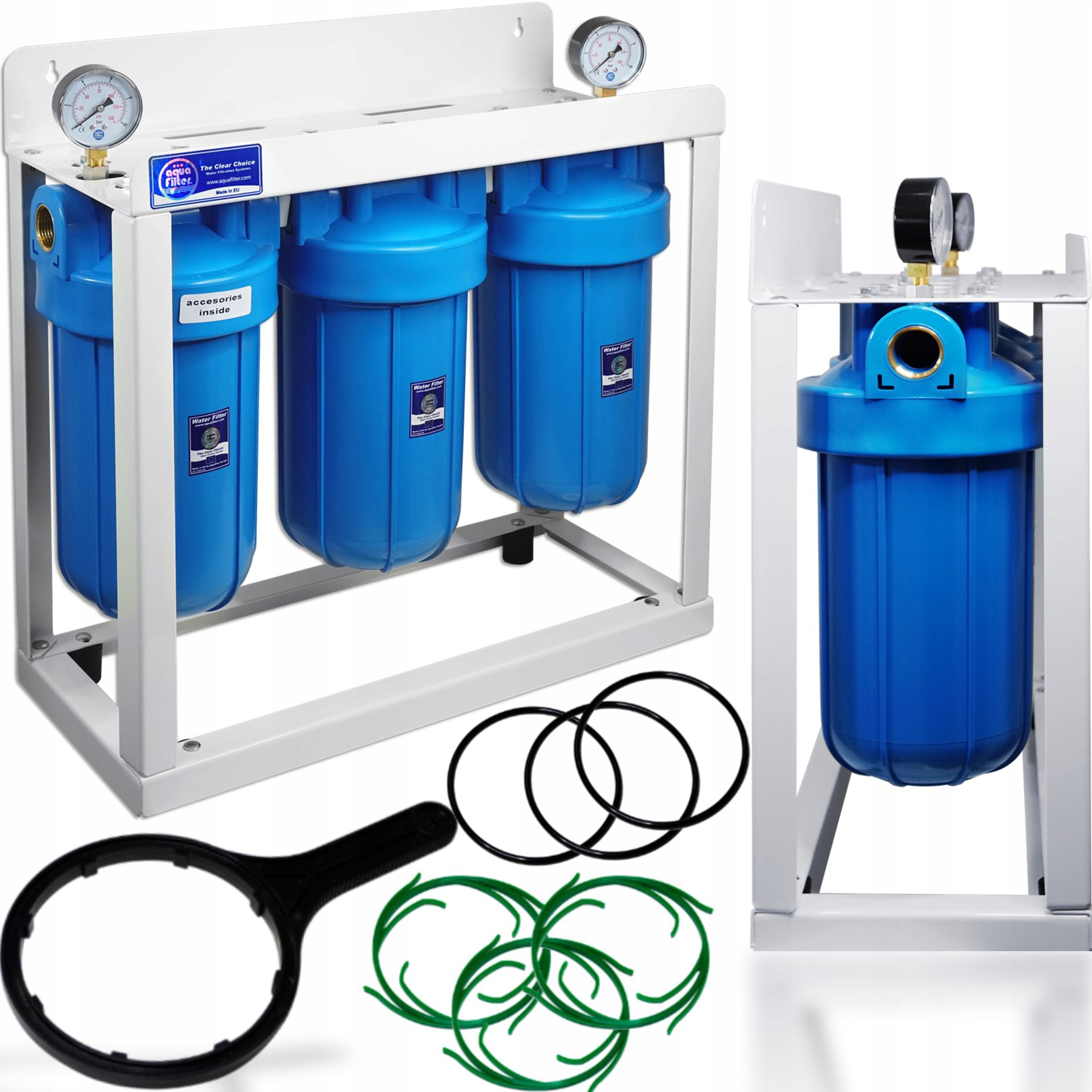 Stacja Uzdatniania Wody Aquafilter Big Blue HHBB10B Filtr na Cały Dom 10"