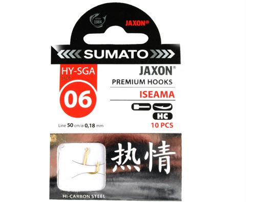 

Haczyki Z Przyponami Sumato jaxon Iseama 6 leszcz