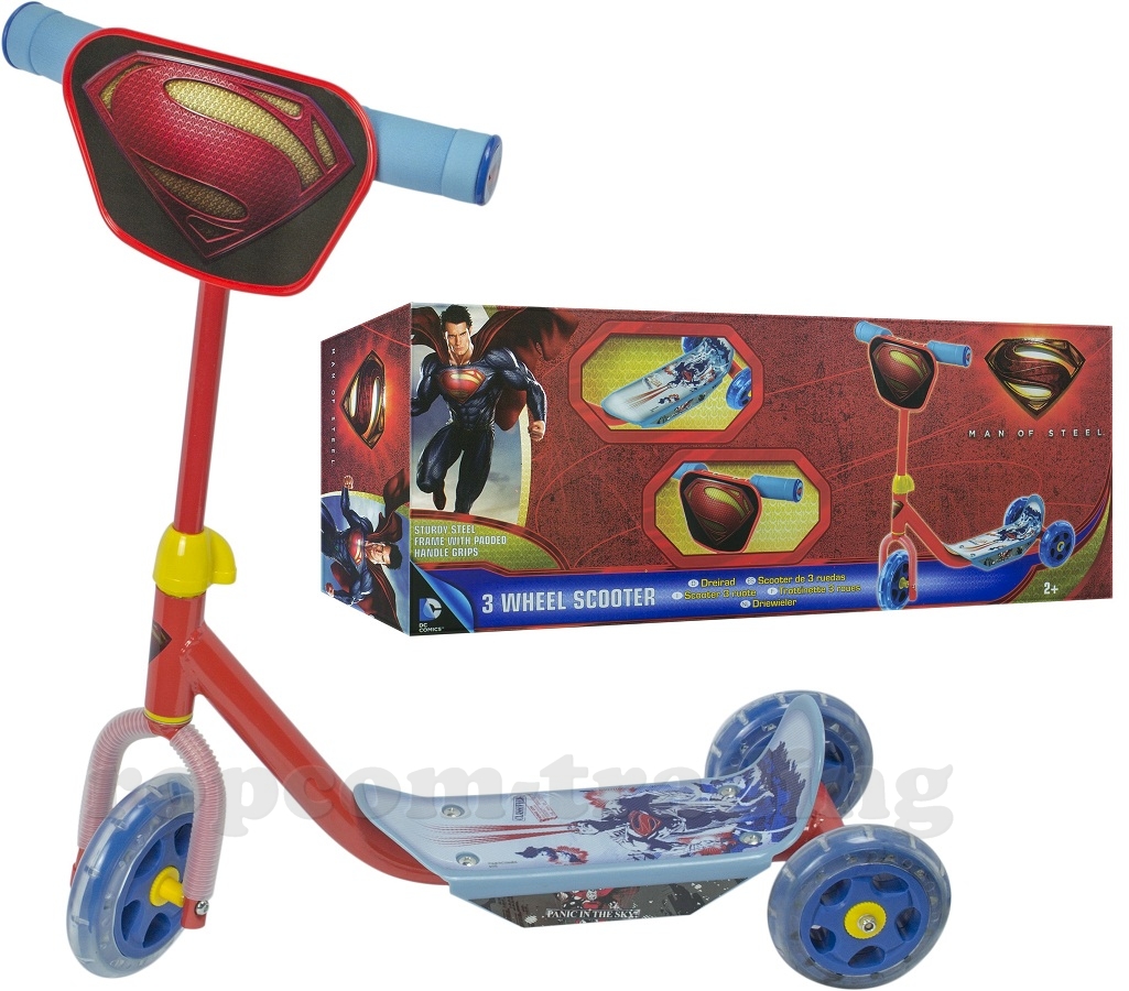 Trójkołowa Trzykołowa Hulajnoga Superman Warner