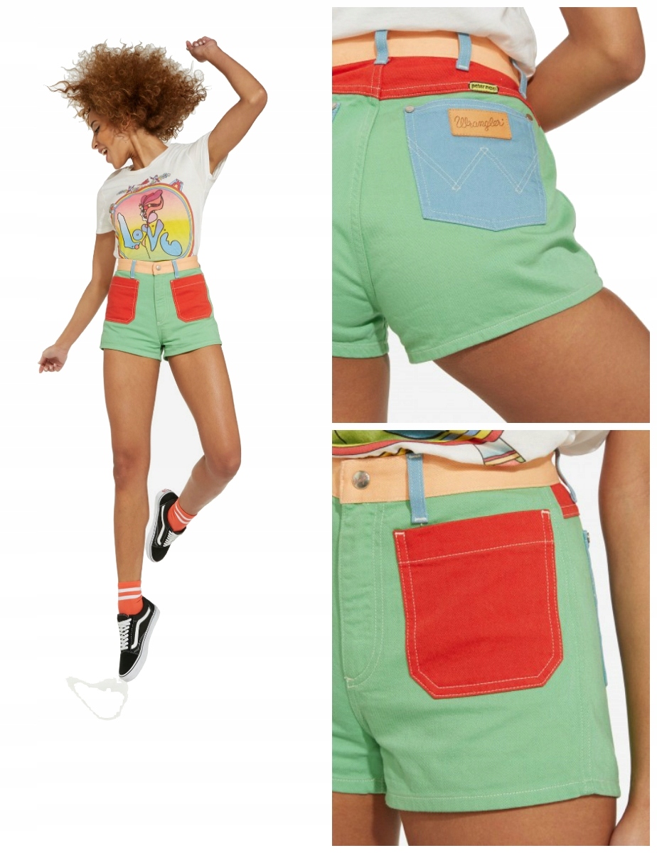 

Wrangler x Peter Max Shorty Spodenki Jeansowe W30