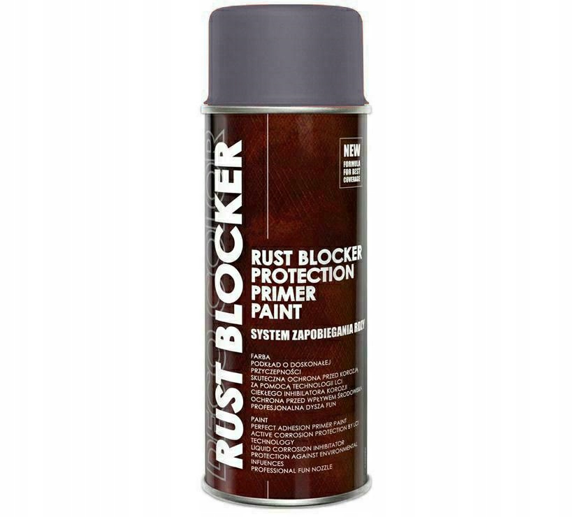 

Farba Spray Na Rdzę Rust Blocker Srebro 400ml 4w1