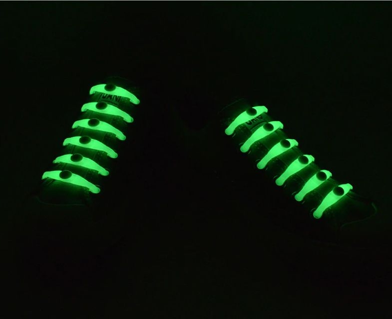 

Sznurówki Silikonowe Sport buty dla biegaczy_GLOW