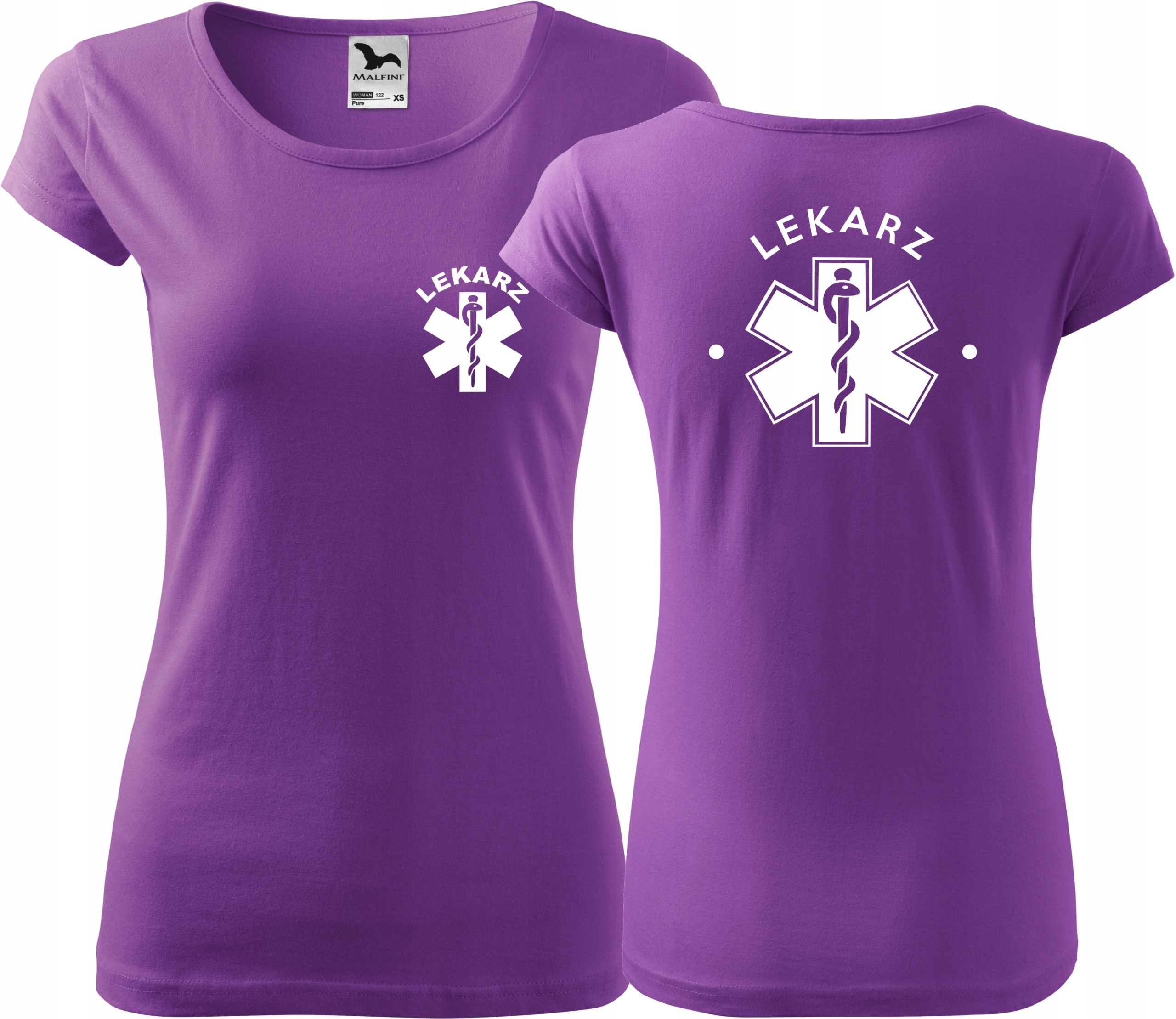 

Koszulka medyczna Pure t-shirt nadruk Lekarz r.XS
