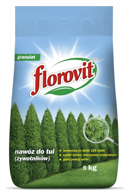 

Florovit Nawóz Do Tui Thui Żywotników Iglaków 5KG
