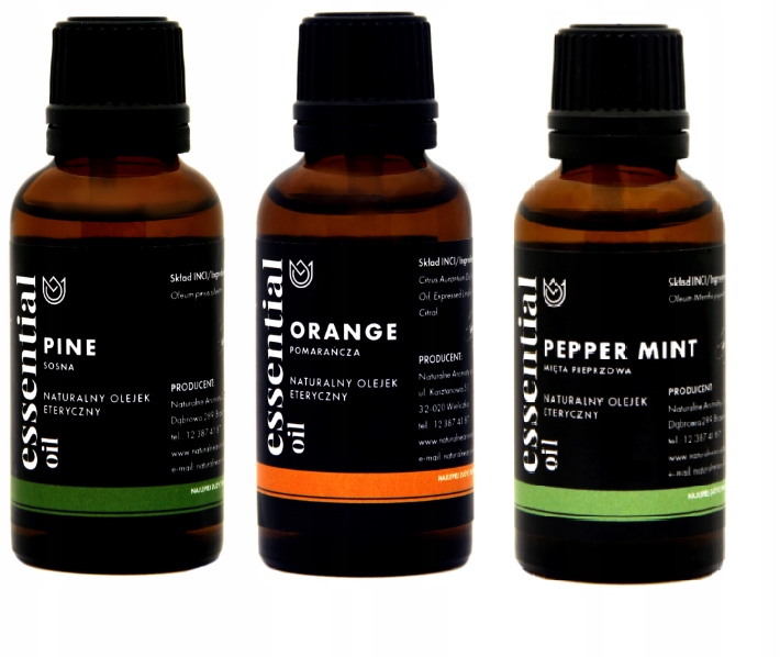 

Naturalny 100% Zestaw 3x 30ml Na Zmęczenie Premium