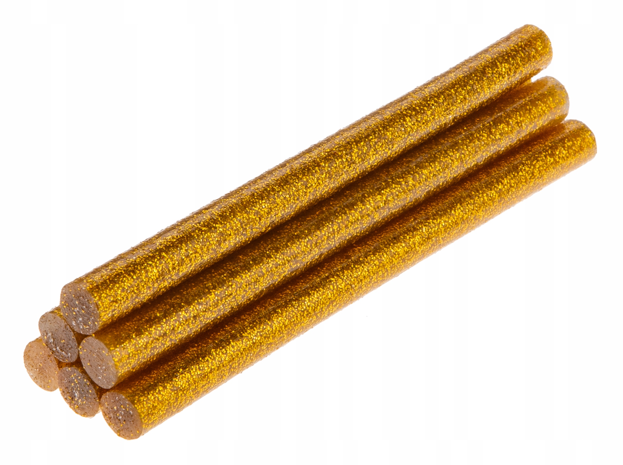 

Wkłady klejowe 11mm brokat złote 6szt.
