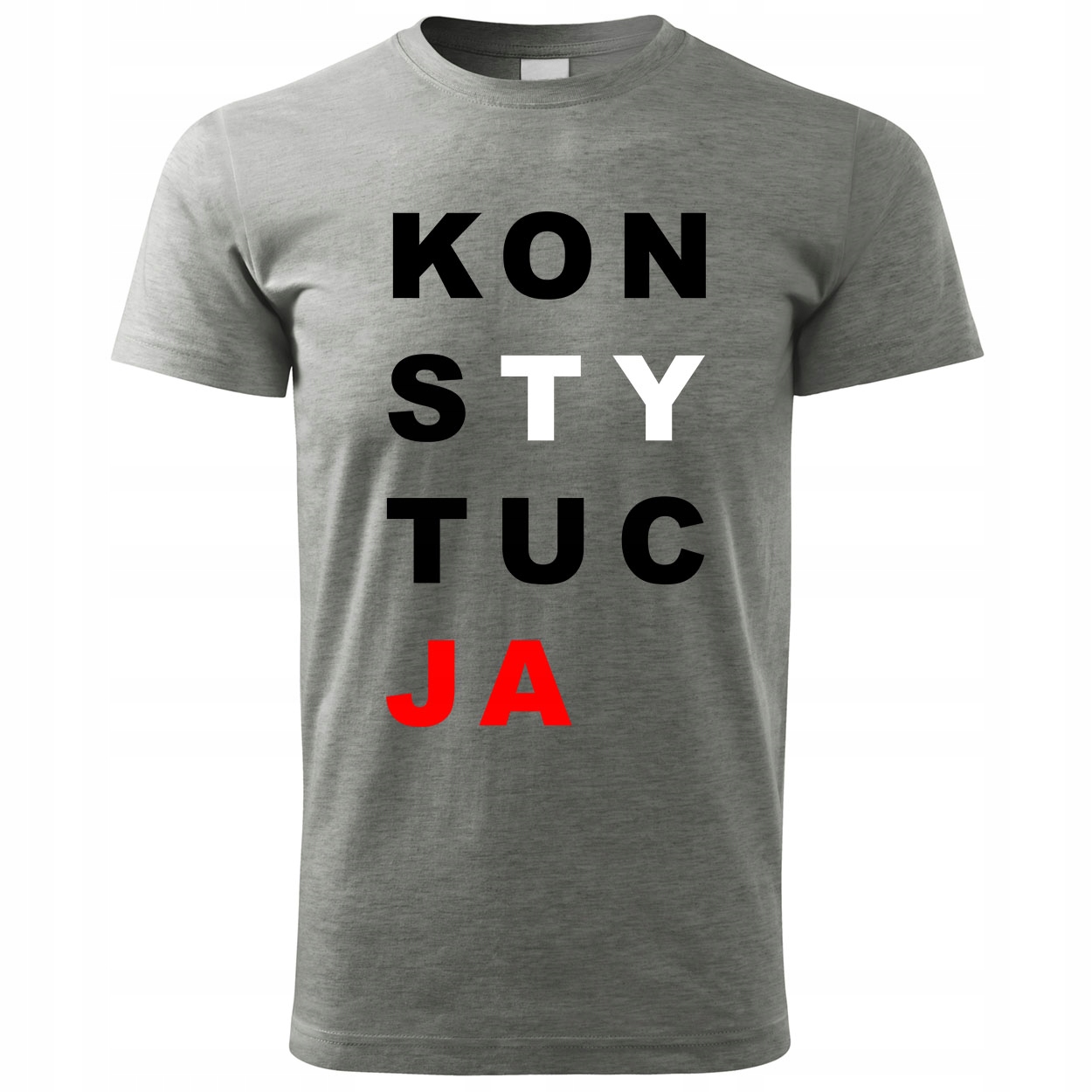 

Koszulka męska Konstytucja szara Xs 5XL