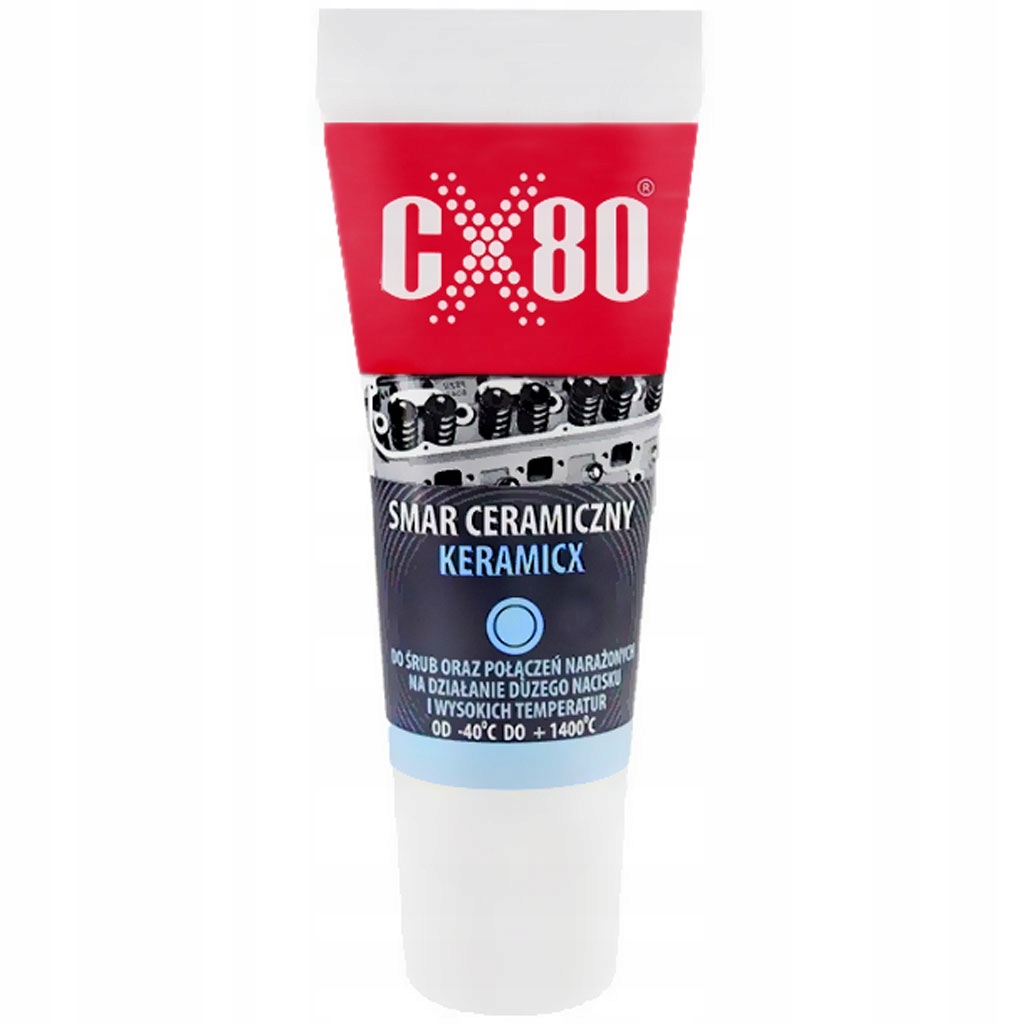 

CX80 Smar Ceramiczny Keramicx do 1400 st Tubka 40G