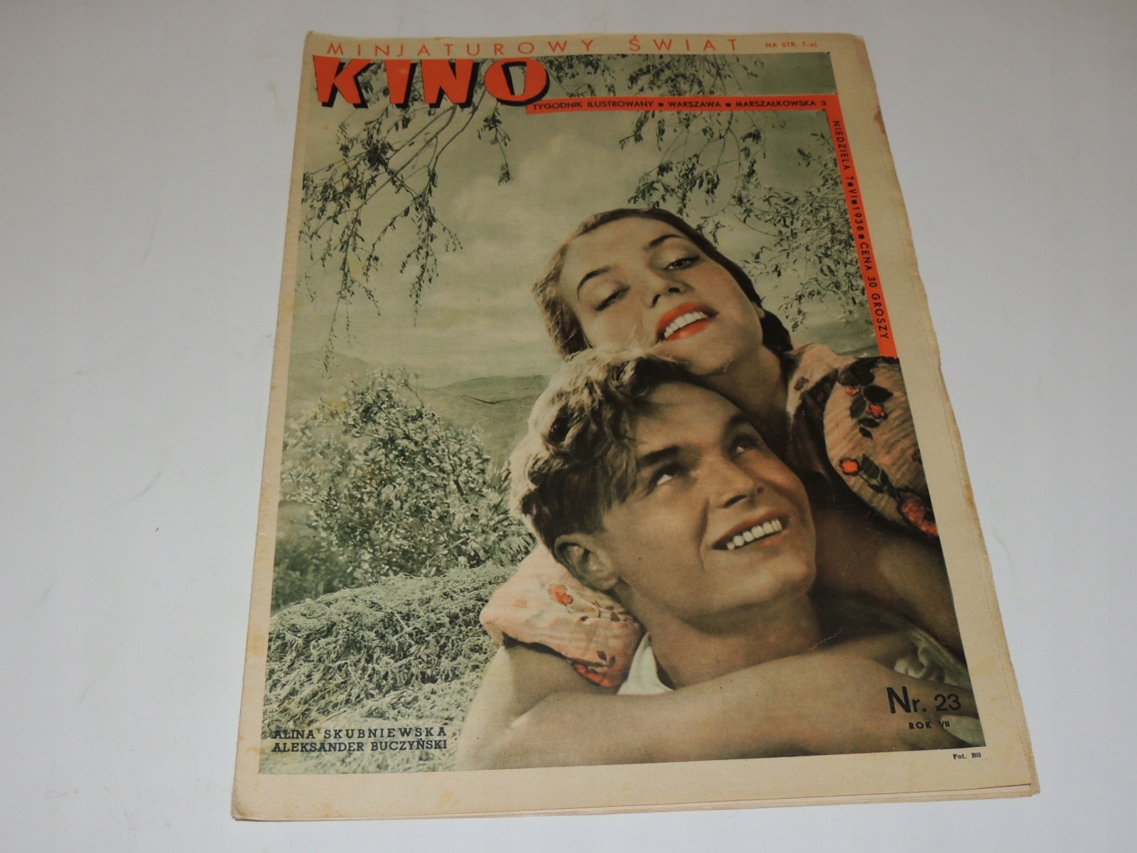 KINO 23/1936 Maria Bogda A Skubniewska A Buczyński