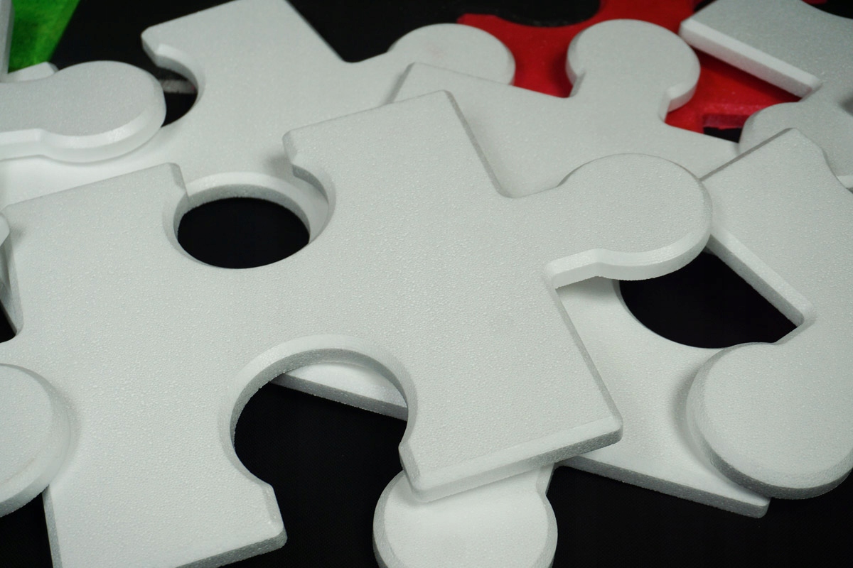 Panel ścienny styropianowy Puzel, Puzle Materiał tworzywo sztuczne