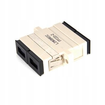Linkbasic adapter światłowodowy SC duplex