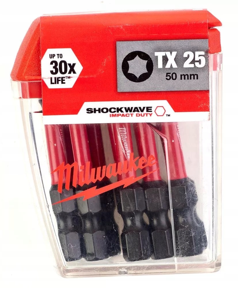 

Milwaukee Końcówka Bit TX25 50mm 4932430882 10szt